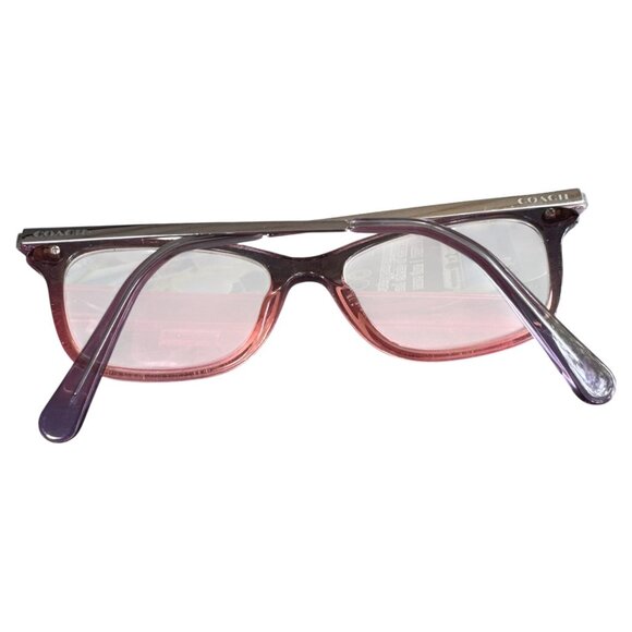 Coach Eyeglasses HC6142 5554 Glittered Transparent Purple Frames Designer - Picture 5 of 6